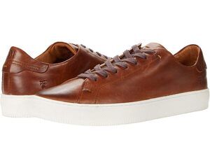 Frye Mens Astor Low Lace Sneakers US 11 M Brown Leather EUC